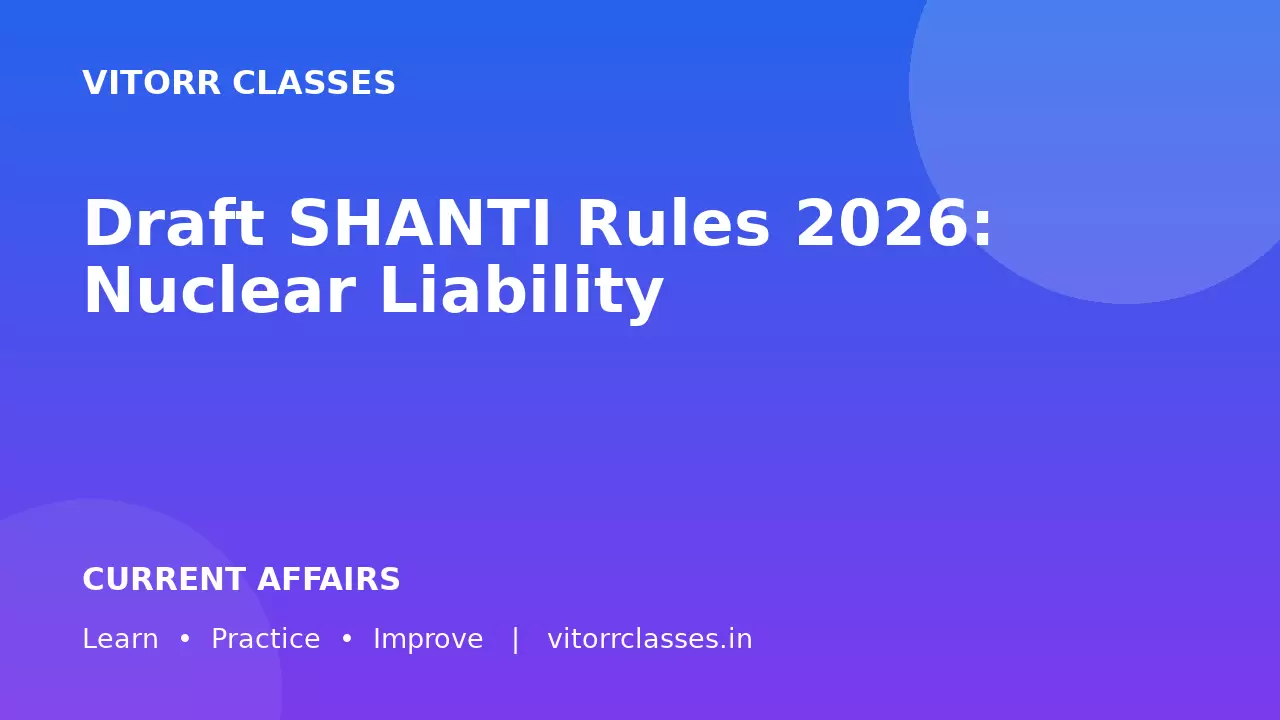 Draft SHANTI Rules 2026: Nuclear Liability