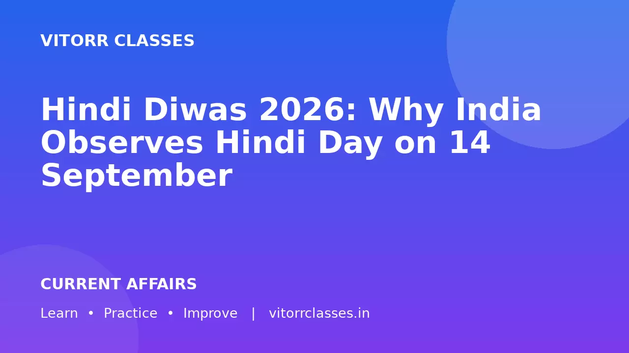 Hindi Diwas 2026: Why India Observes Hindi Day on 14 September