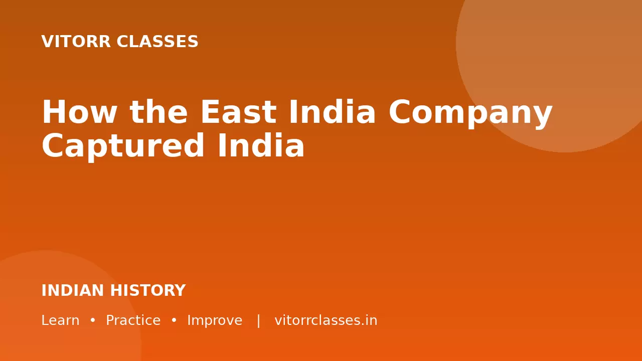 How the East India Company Captured India