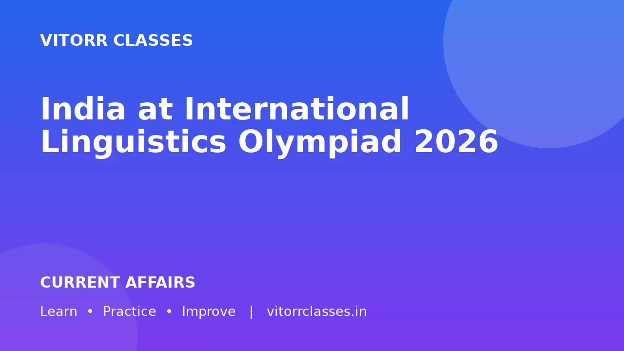 India at International Linguistics Olympiad 2026